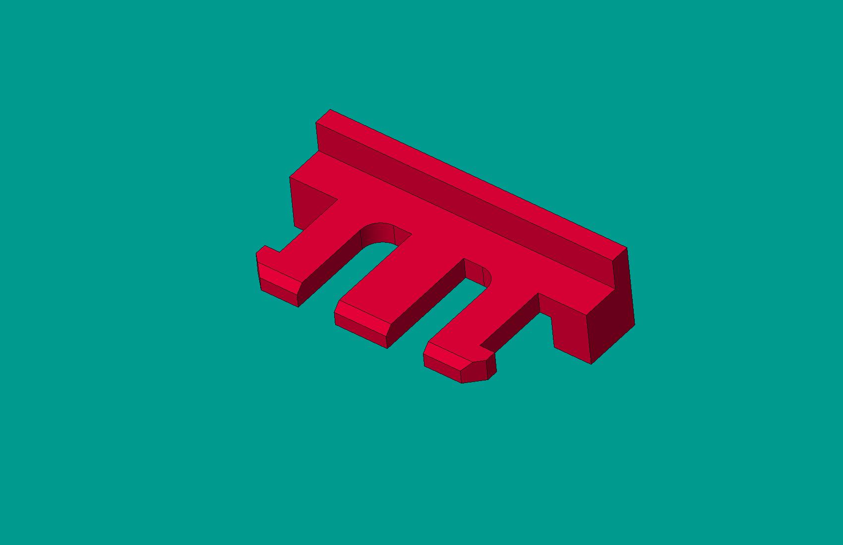 2.0間距，A2008S-3鎖片紅色