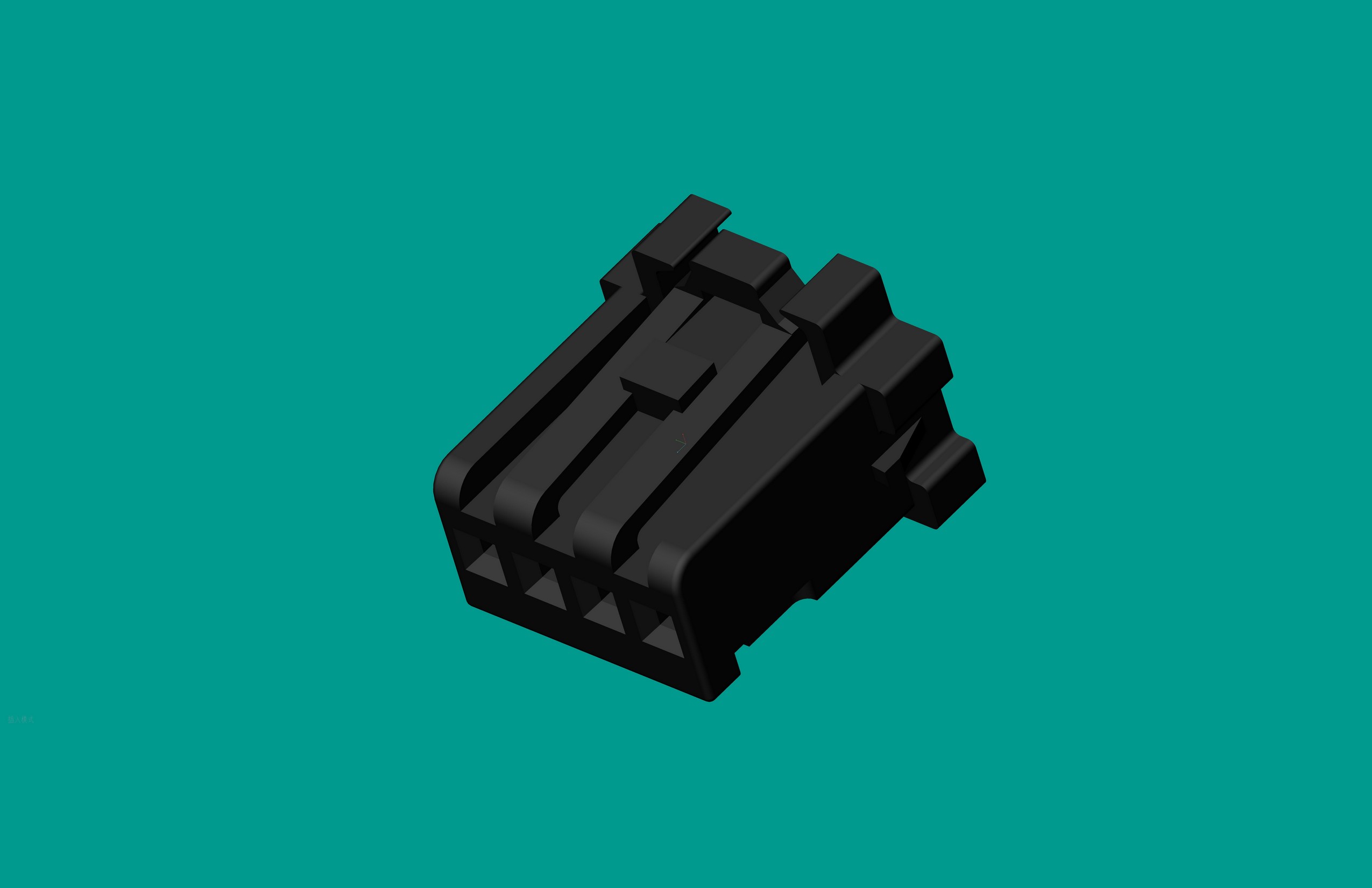 2.0間距，PNIRP-04V-S黑色