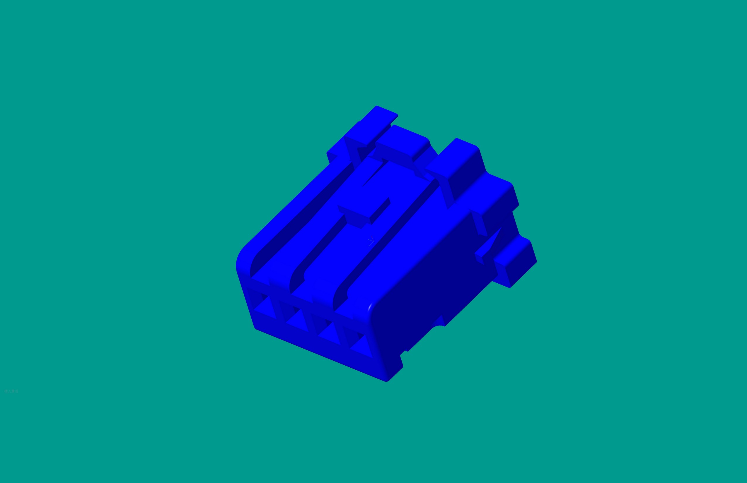 2.0間距，PNIRP-04V-S藍(lán)色