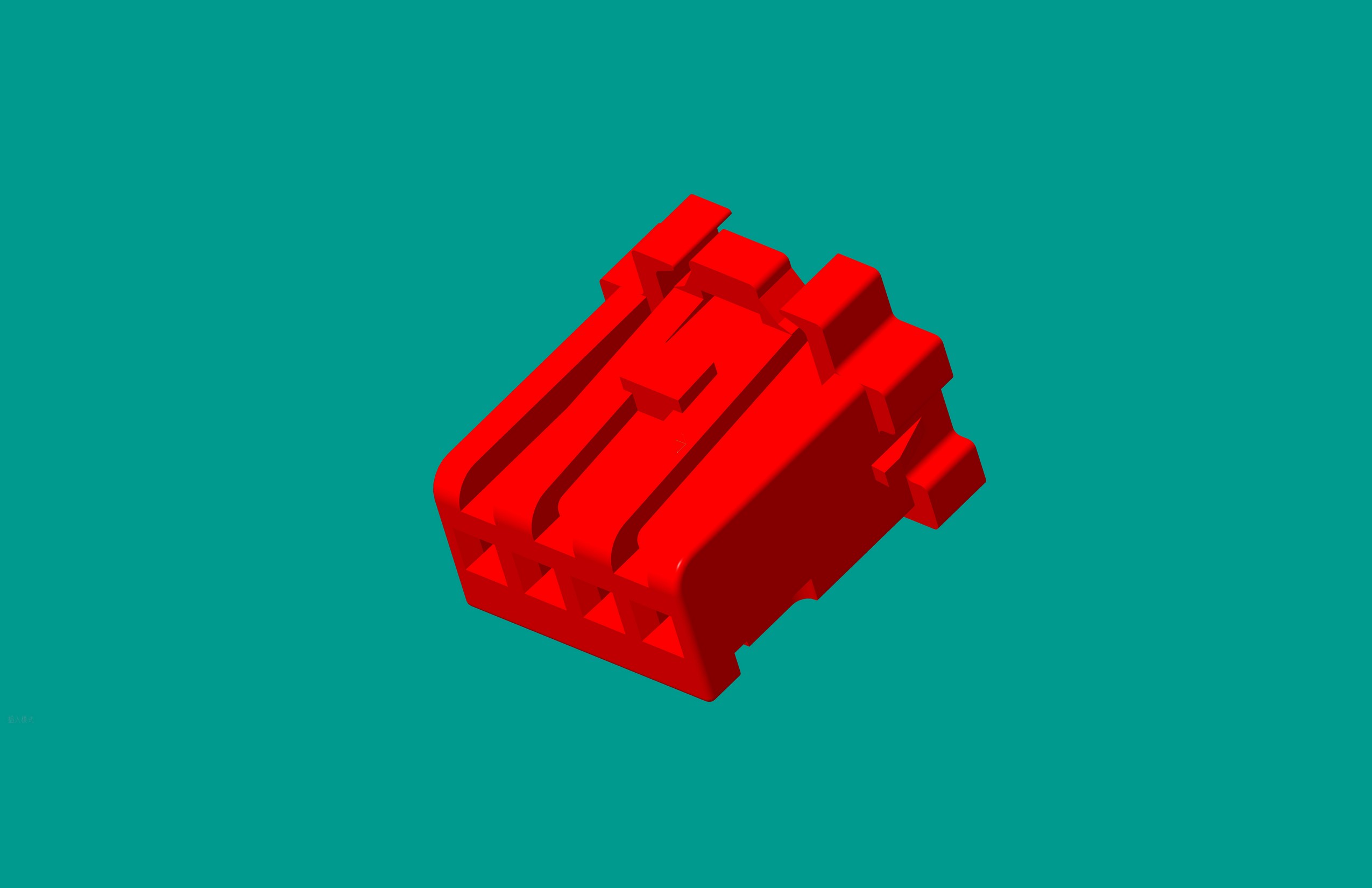 2.0間距，PNIRP-04V-S紅色