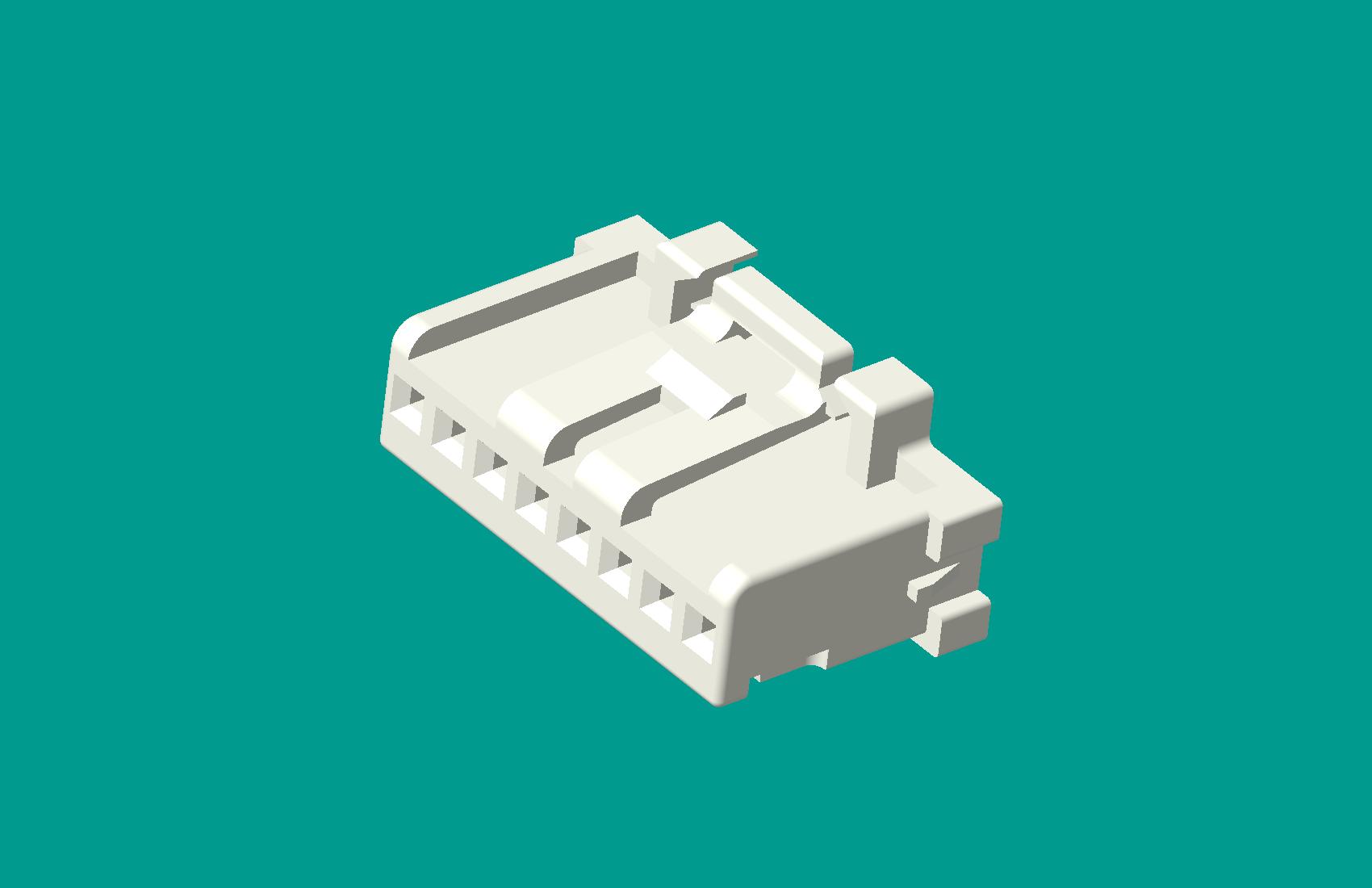 2.0間距，PNIRP-08V-S白色