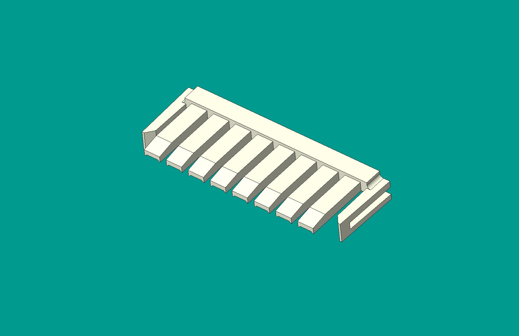 2.0間距，PNIS-08V鎖片