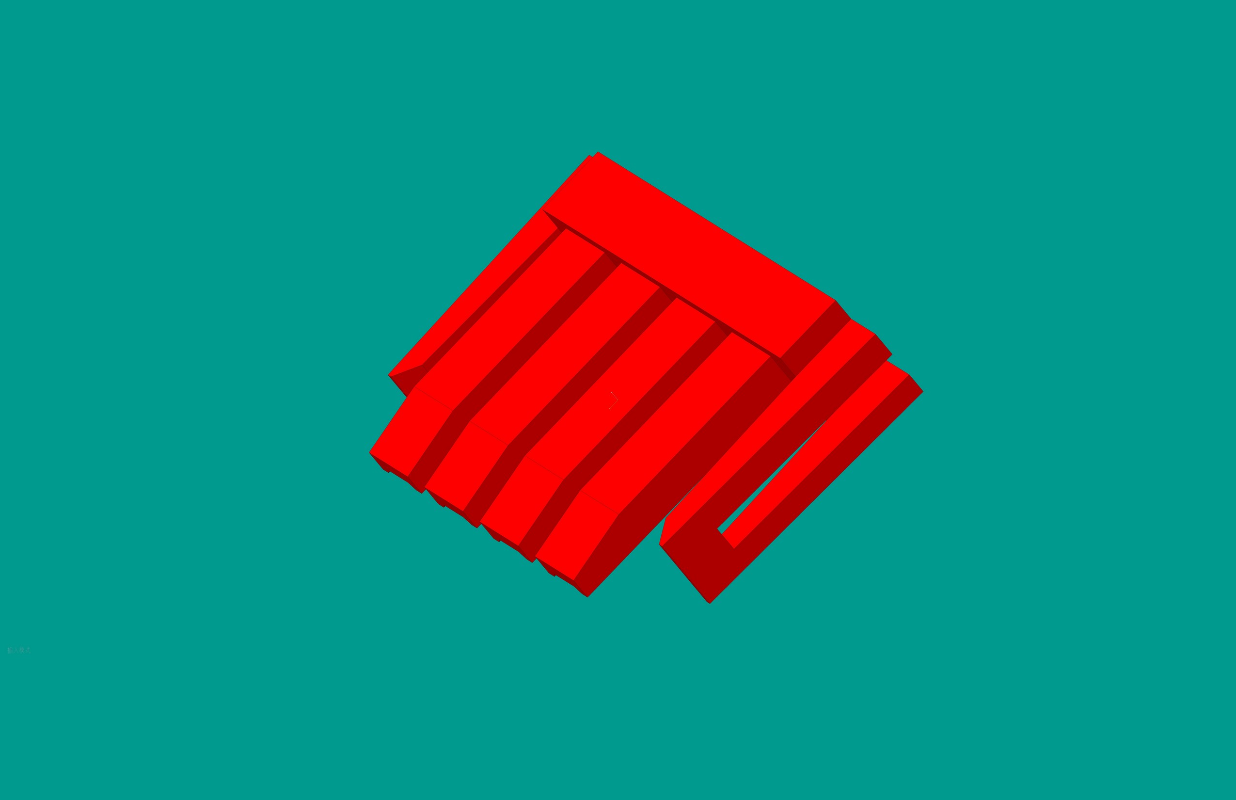 2.0間距，PNIS-04V鎖定片/紅色/