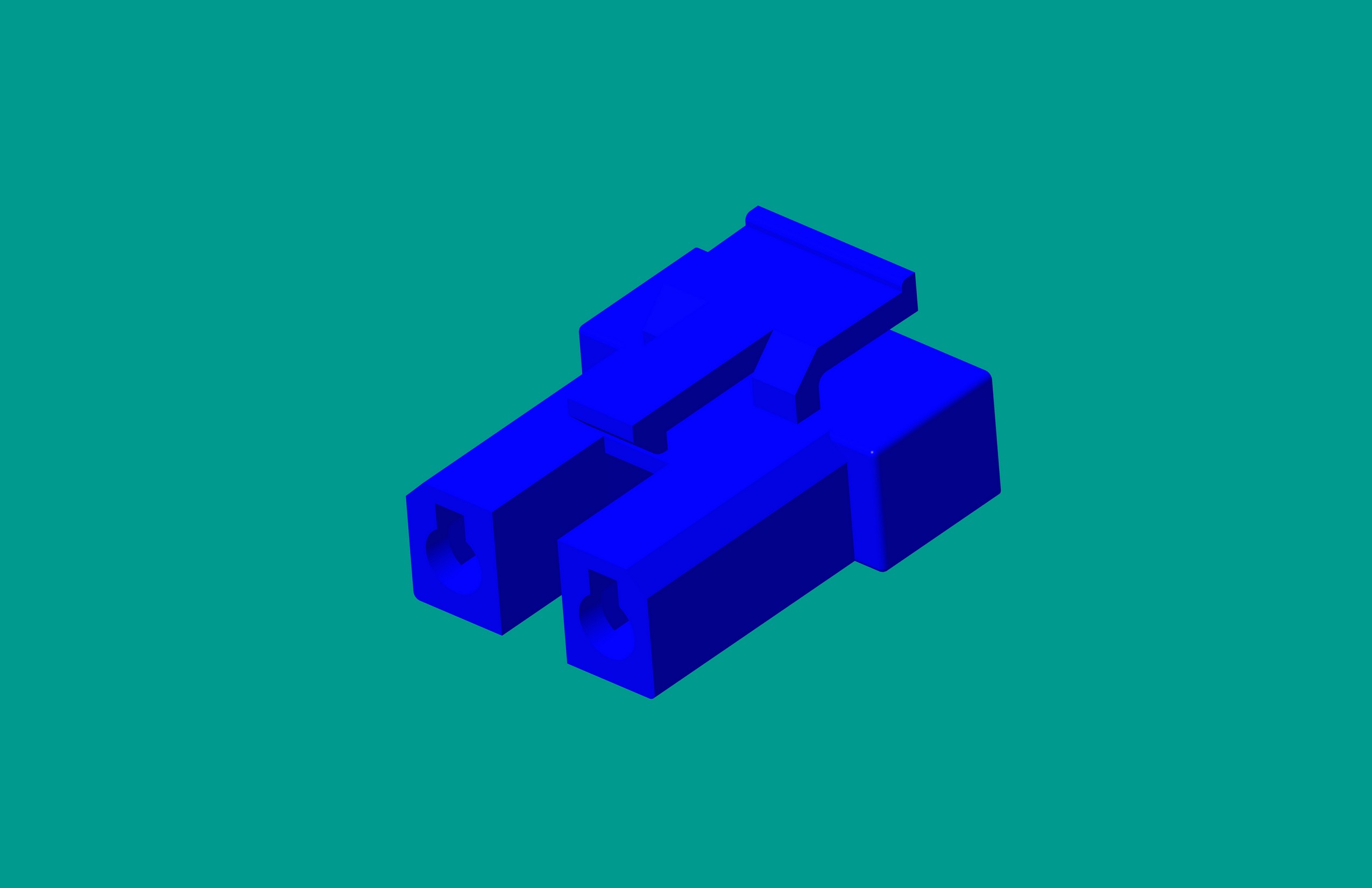 2.1洗衣機(jī)塑件-2孔藍(lán)色-高灼熱絲