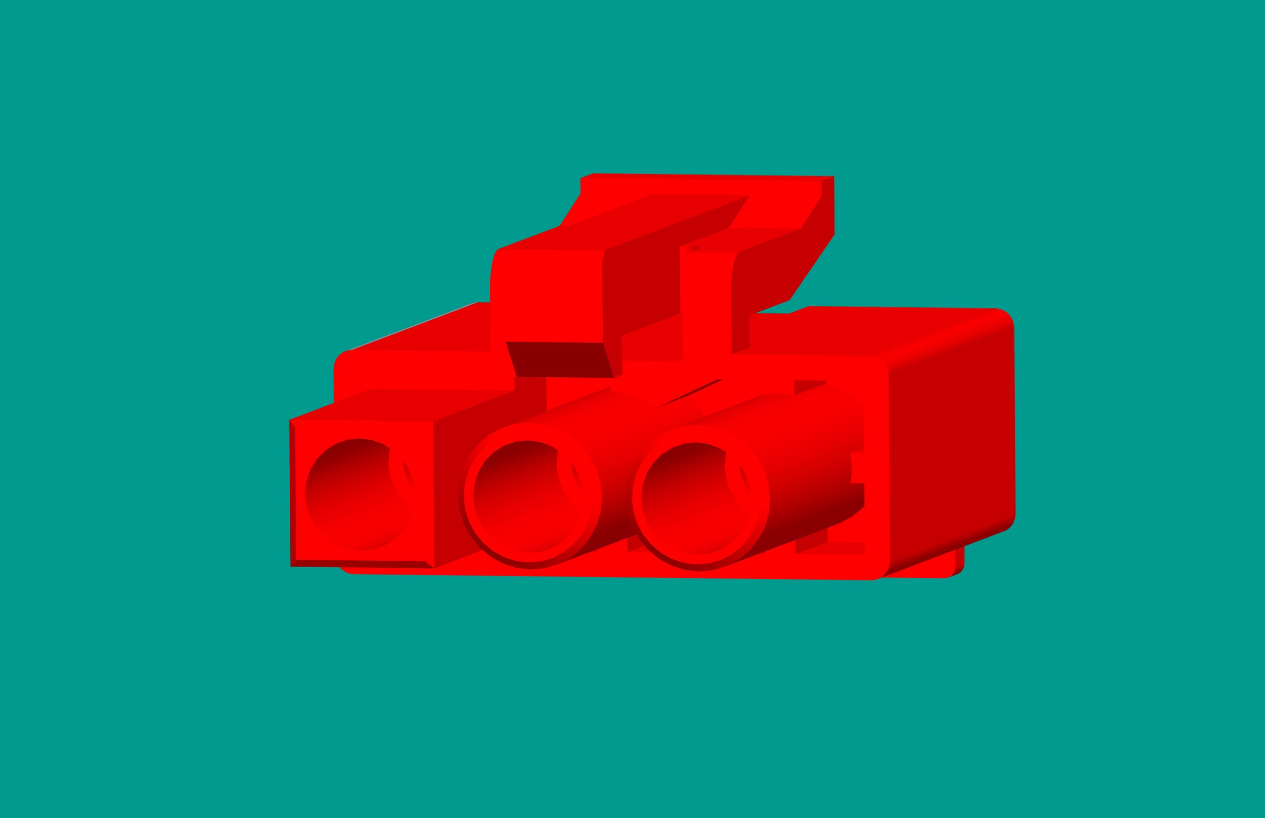 EL-3Y紅色普通PA66