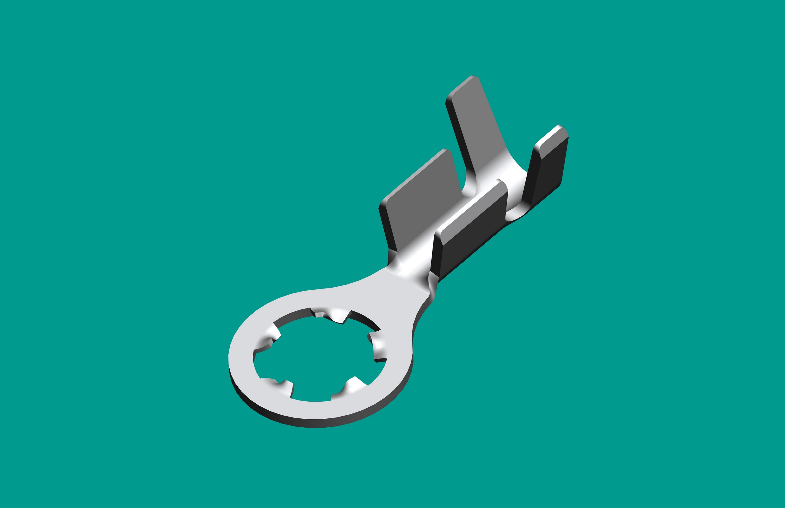 4.3*7.5*0.5帶刺五齒